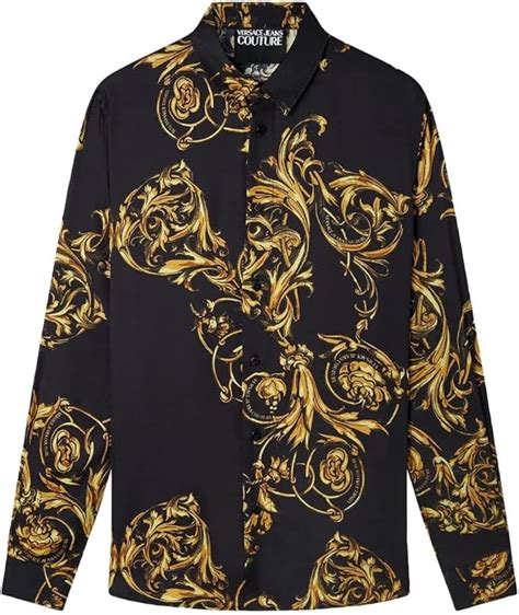 uomini camicia versace|Versace Camicie di Jeans Uomo .